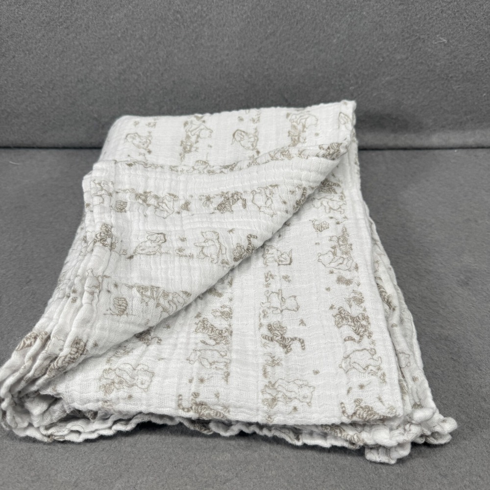 Winnie The Pooh Aden‎ Anais Swaddle Blanket Disney Muslin Tigger Eeyore Neutral